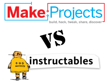 Make Projects vs Instructables